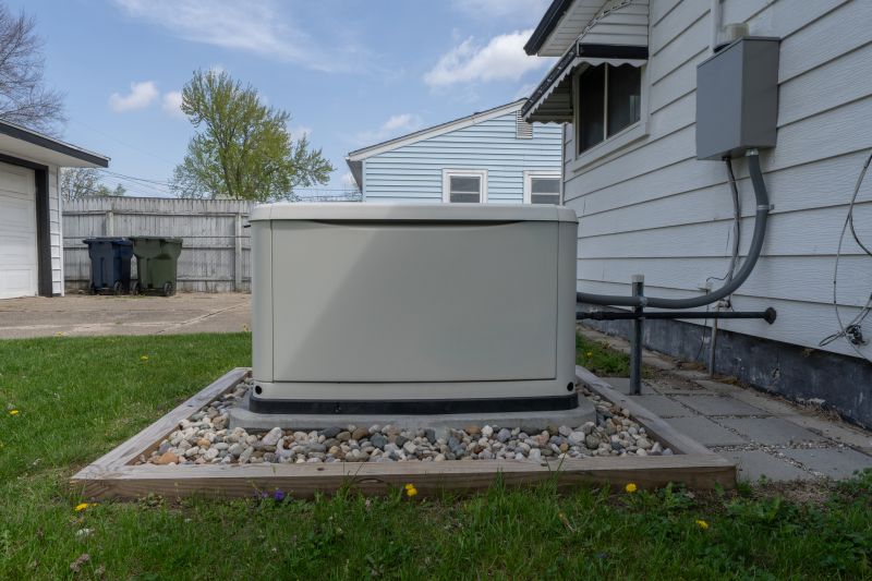 Residential Generator in Use
